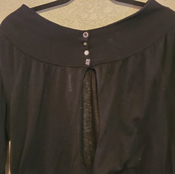 Free People Boat Neck Cutout Back Knit Top - Picture 8 of 8